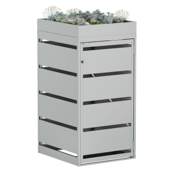 Egon affaldsspandsskjuler til 1 stk. 120 liters affaldsspand, lysegrå
