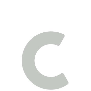 Selvklæbende husnummer "c" - 40 mm i lysegrå