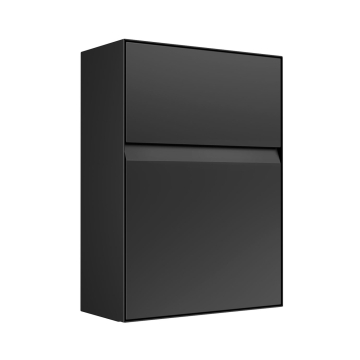 Leon Designpostkasse sort