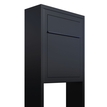 Postkasse med stander Base sort