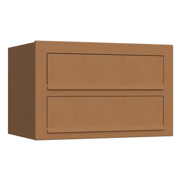 Postkasse Cube for Two rust