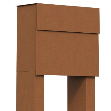 Postkasse med stander Molto rust