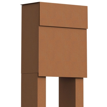 Postkasse med stander Alto rust