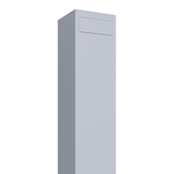 Postkasse med stander Monolith hvid