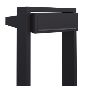 Postkasse med stander Stairs sort