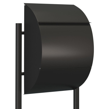 Postkasse med stander Jumbo sort