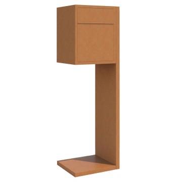 Postkasse med stander Hermes rust