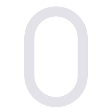 Husnumre ''0'' hvid