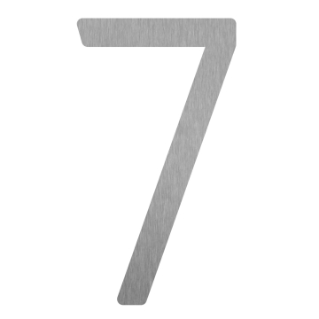 Husnumre ''7'' rustfrit stål