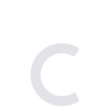 Selvklæbende husnummer "c" - 245 mm, hvid.