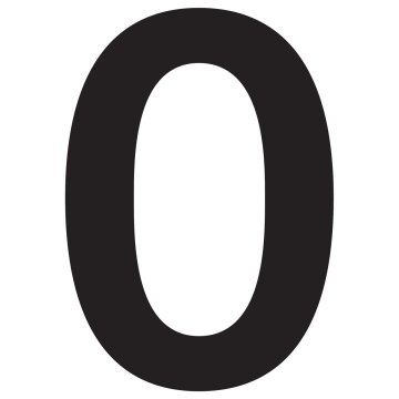 Husnumre ''0'' sort