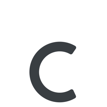 Selvklæbende husnummer "c" - 200 mm i antracit.