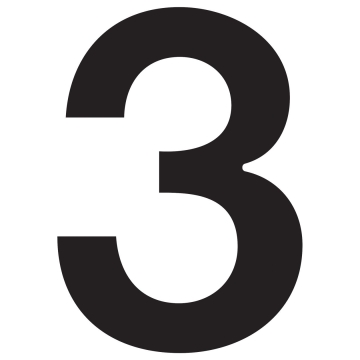 Husnumre ''3'' sort