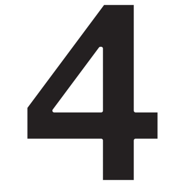Husnumre ''4'' sort