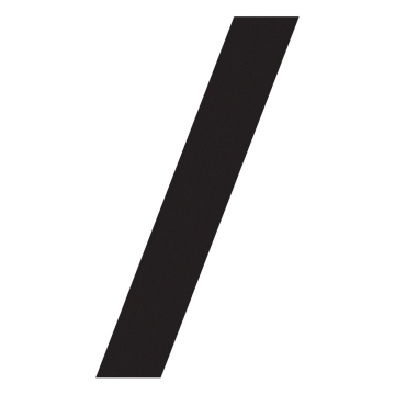 Husnumre Slash ''/'' sort