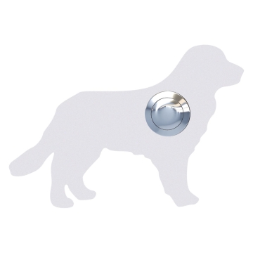 Ringetryk Hund ''Balu'' hvid