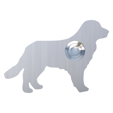Ringetryk Hund ''Balu'' rustfrit stål