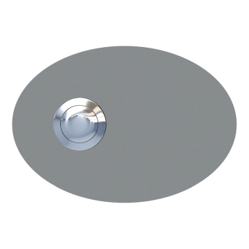 Ringetryk Ellipse grå metallic