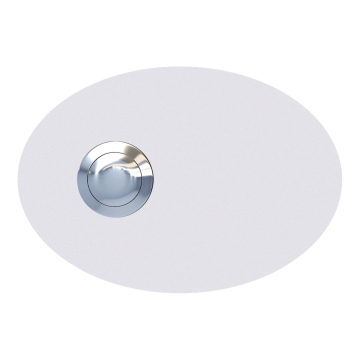 Ringetryk Ellipse hvid