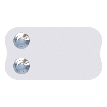 Ringetryk Longcircle for Two hvid