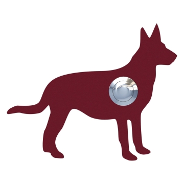 Ringetryk Hund ''Emma'' rød