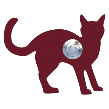 Ringetryk Katze ''Leo'' rød