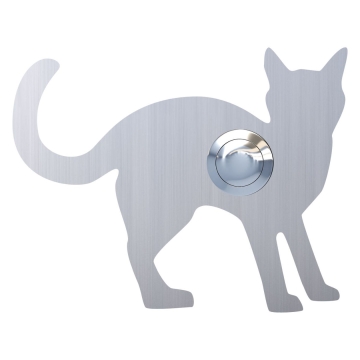 Ringetryk Katze ''Leo'' rustfrit stål