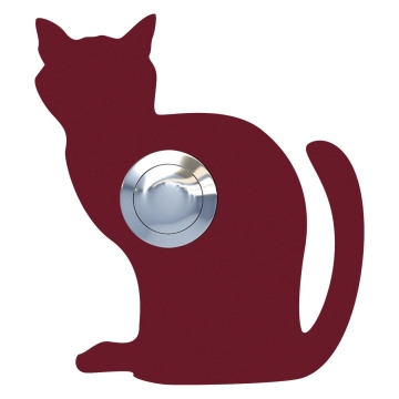 Ringetryk Katze ''Luna'' rød