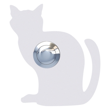 Ringetryk Katze ''Luna'' hvid
