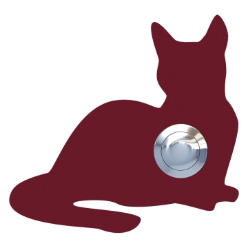 Ringetryk Katze ''Kitty'' rød