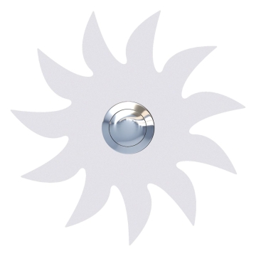 Ringetryk Sonne hvid