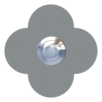 Ringetryk Blume grå metallic