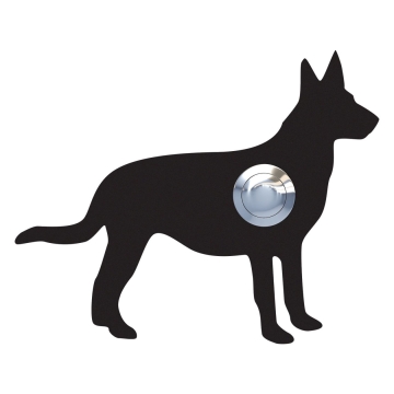 Ringetryk Hund ''Emma'' sort