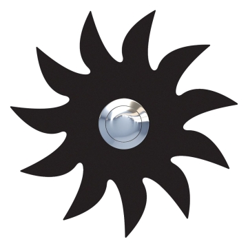 Ringetryk Sonne sort