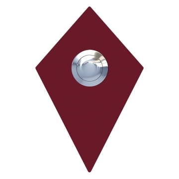 Ringetryk Diamant rød
