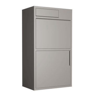 Pakkepostkassen Wide - Grå metallic