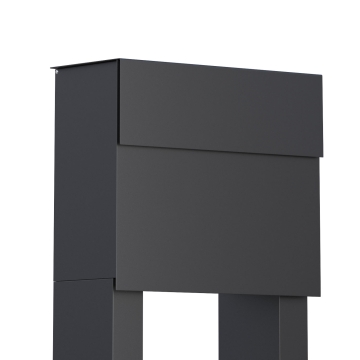 Postkasse med stander Molto antracit