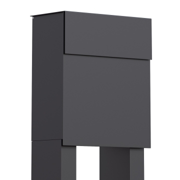 Postkasse med stander Alto antracit