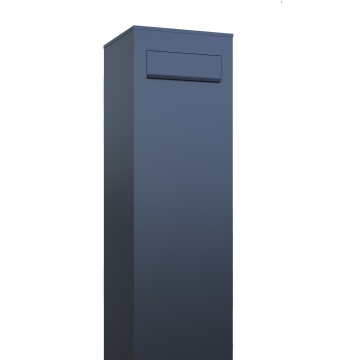 Postkasse med stander Monolith antracit
