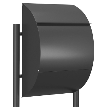 Stående postkasse Jumbo antracit