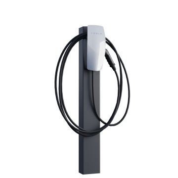 Tesla Wallbox stander VoltStand med jordanker, antracit