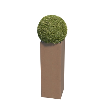 Plantekasse Skinny Pillar Medium rust