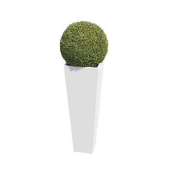 Plantekasse Skinny Vase Medium hvid