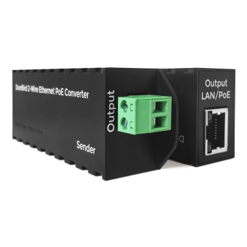 HomeTalk 2-leder Ethernet PoE konverter A1071