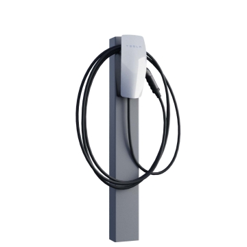 Tesla Wall Connector fod VoltStand med jordanker, grå