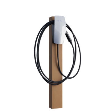 Tesla Wallbox stander VoltStand med jordanker, rust.