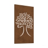 Corten stål panel abstrakt