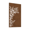 Corten stålpanel naturligt