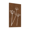 Corten stålpanel naturligt