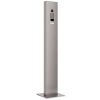 Dørtelefon med stander inkl. bundplade, Smart Doorbird D1101V i rustfrit stål-look.